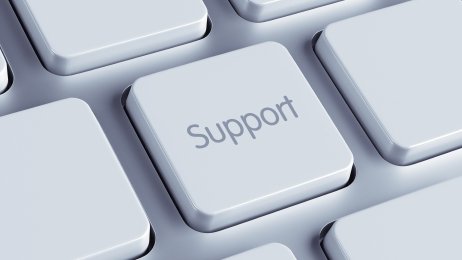 Klawisz Support symbolizujący wsparcie techniczne ASKOMP
